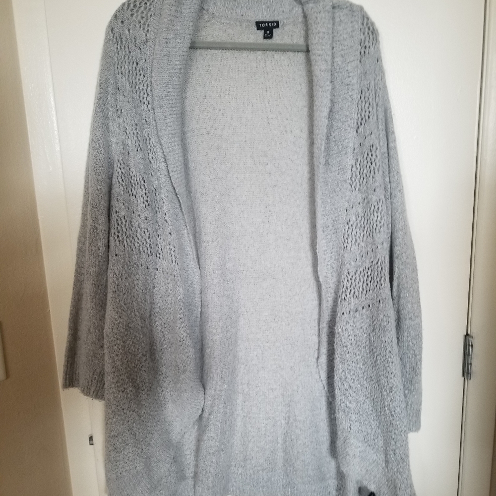 Torrid Light Grey Duster